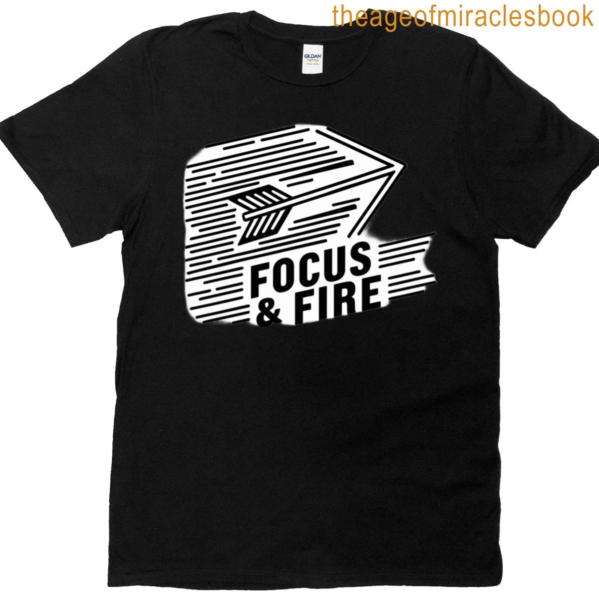Focus Fire Hit Your Target – Motivation Oversized T-shirt
