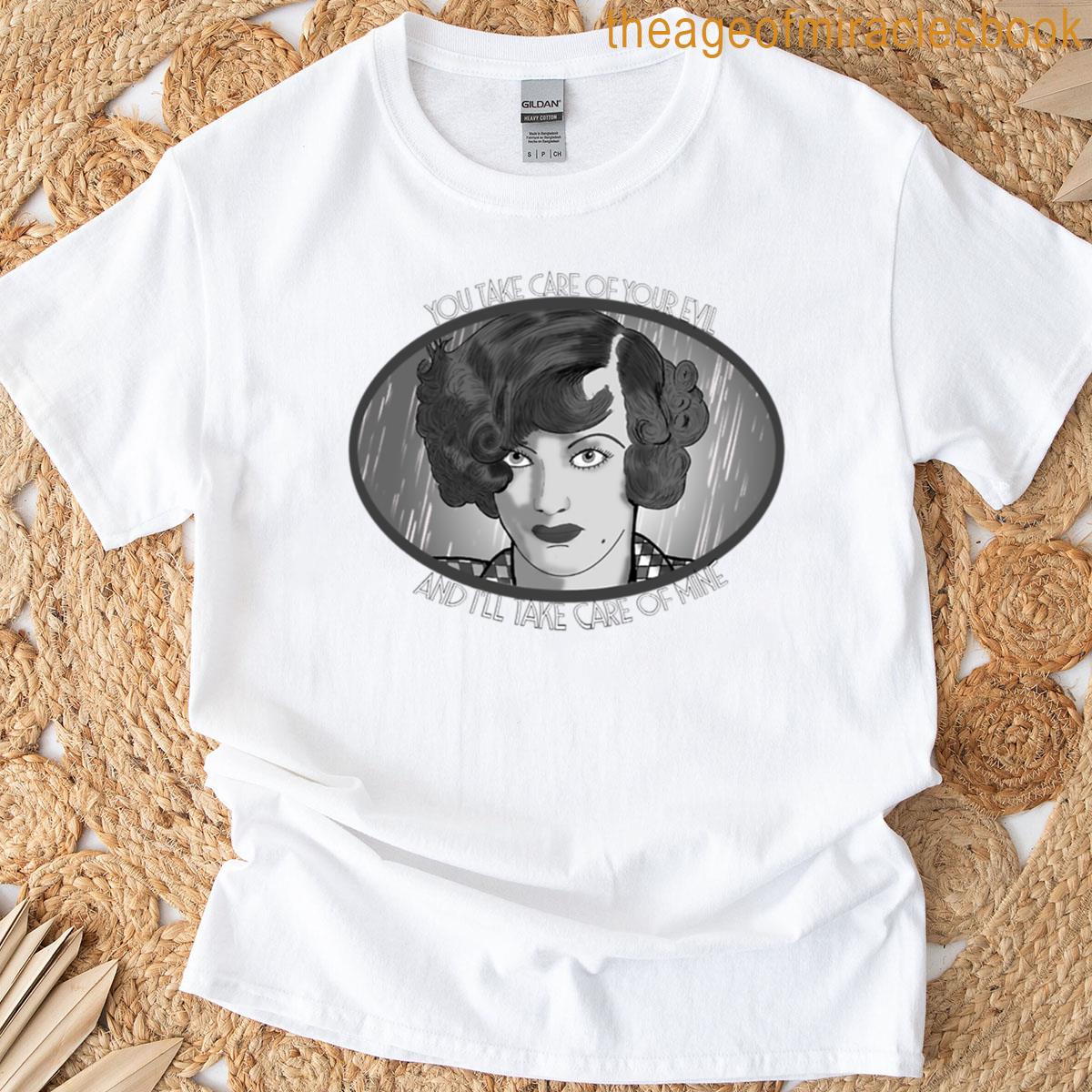 Joan Crawford In Rain T-shirt