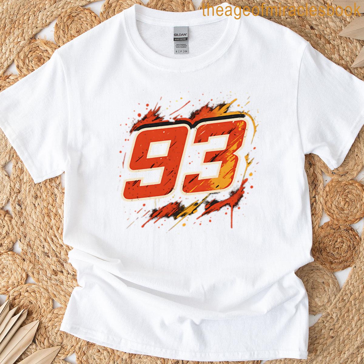 Marc Mrquez 93 Graffiti Vibes Oversized T-shirt