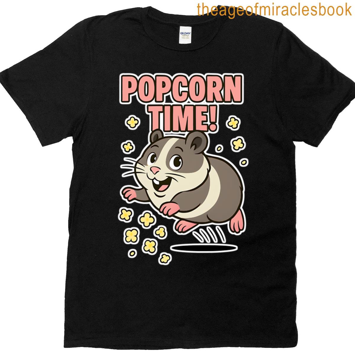 Popcorn Time Happy Guinea Pig T-shirt