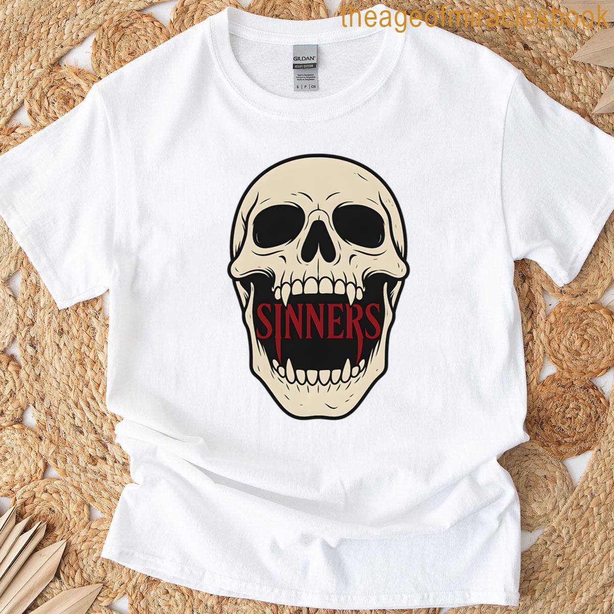Sinners Vampire Skull T-shirt