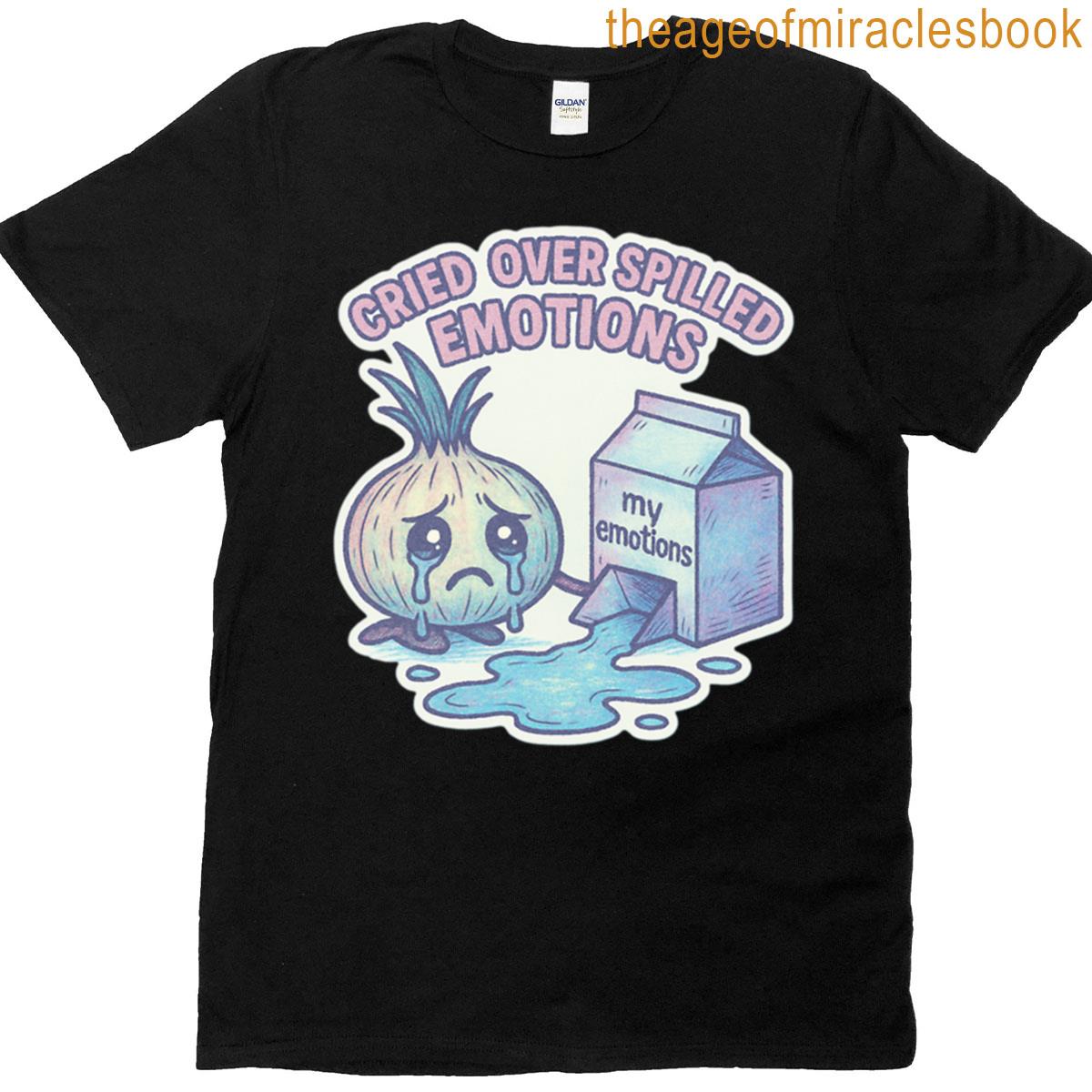 Spilled Emotions Onion Breakdown Sticker Oversized T-shirt
