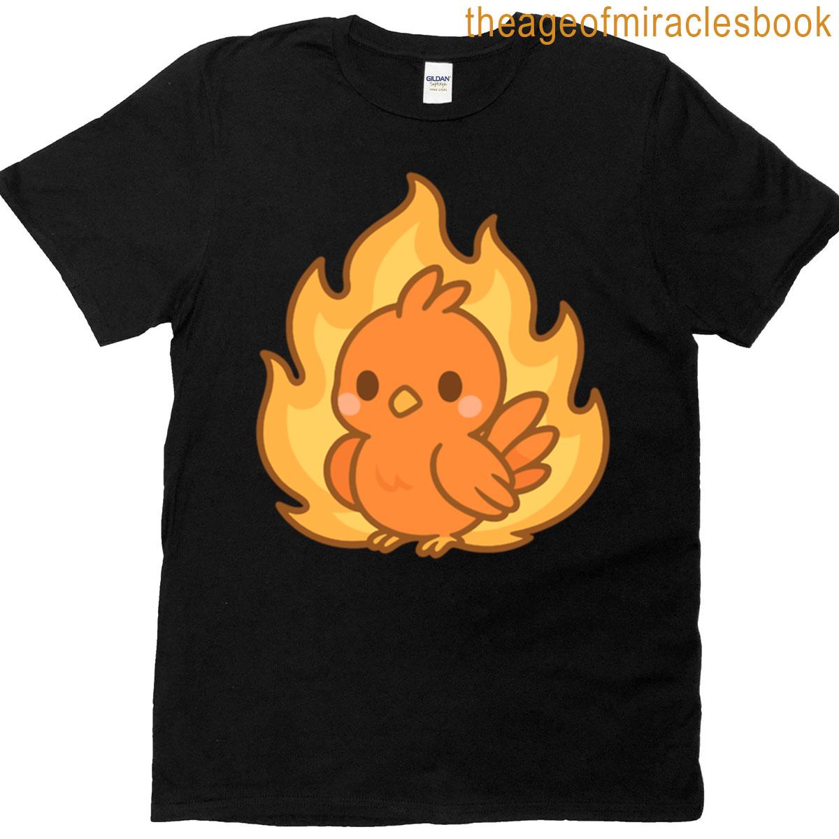 Tiny Phoenix In Flames T-shirt