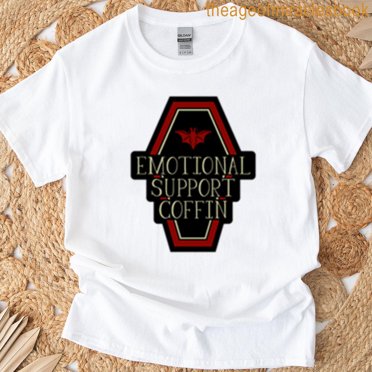 Emotional Support Coffin T-shirt