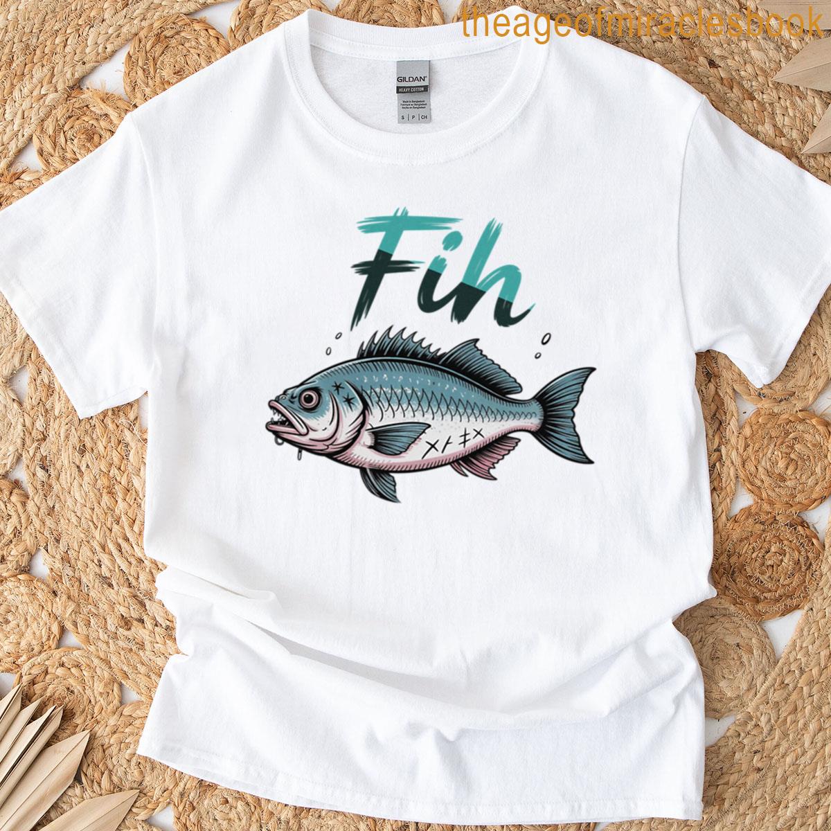 Fih Meme Fish Grunge T-shirt