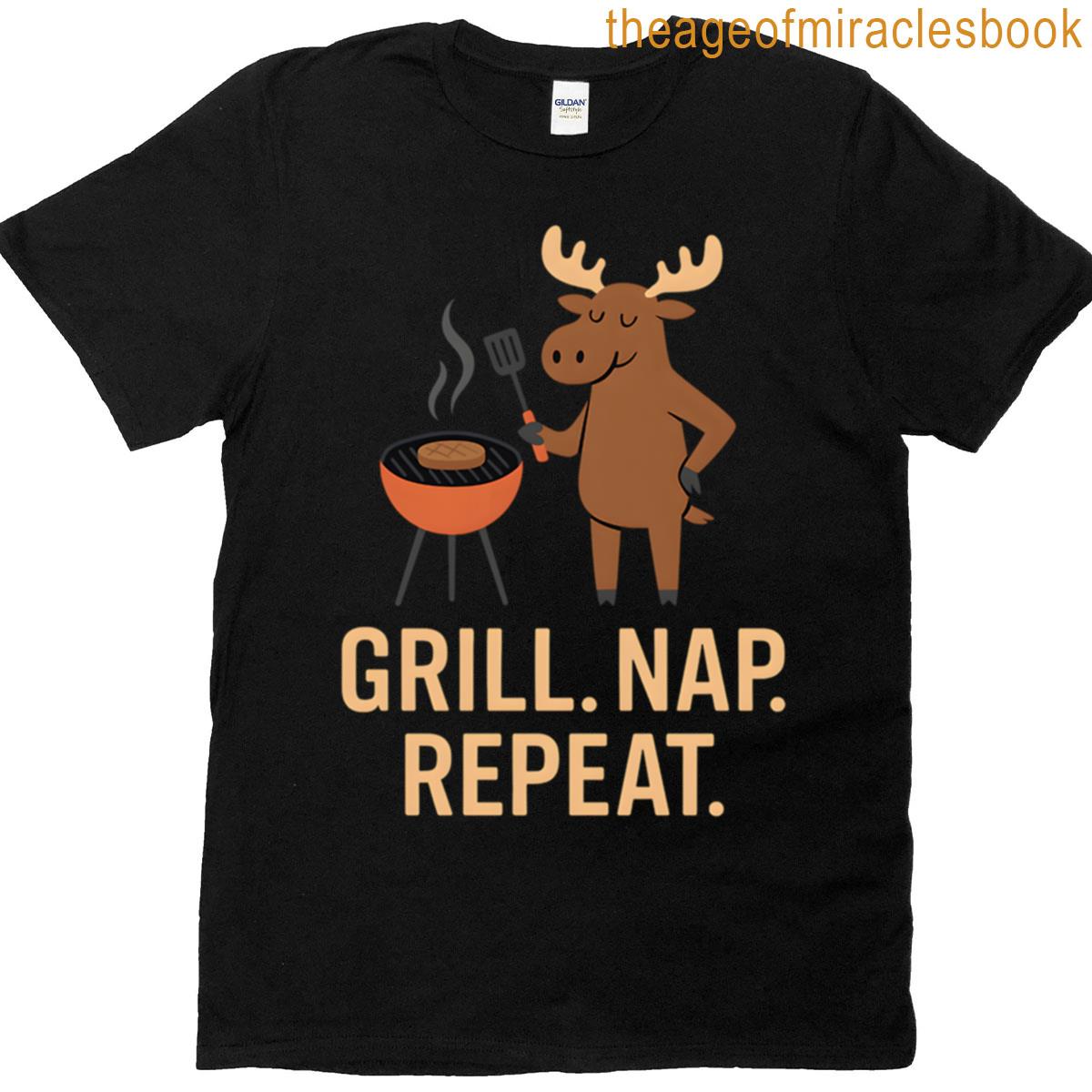 Grill Nap Repeat T-shirt