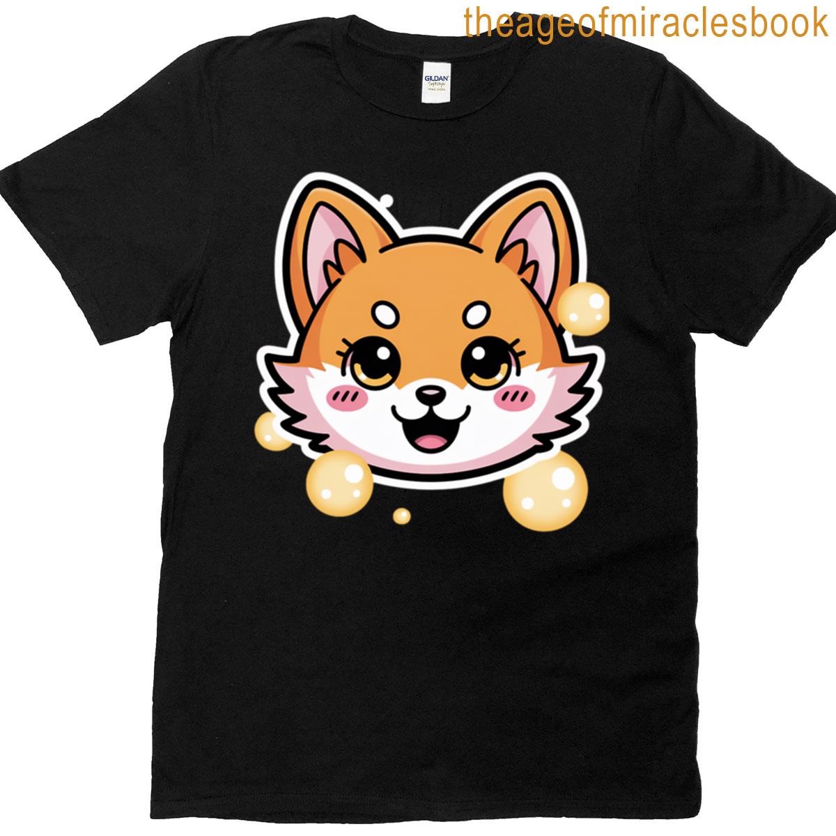 Happy Kitsune Emoji T-shirt