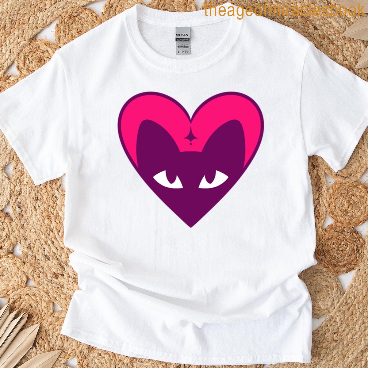 Mystic Heart Cat T-shirt