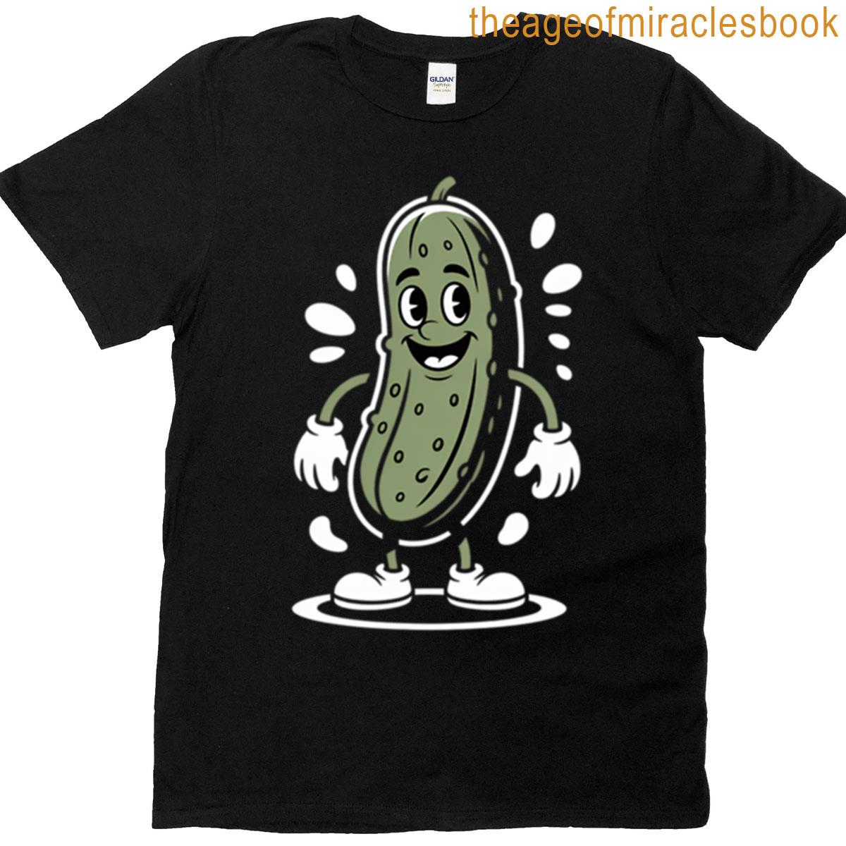 Pickles Cool Fun Quirky Design Oversized T-shirt