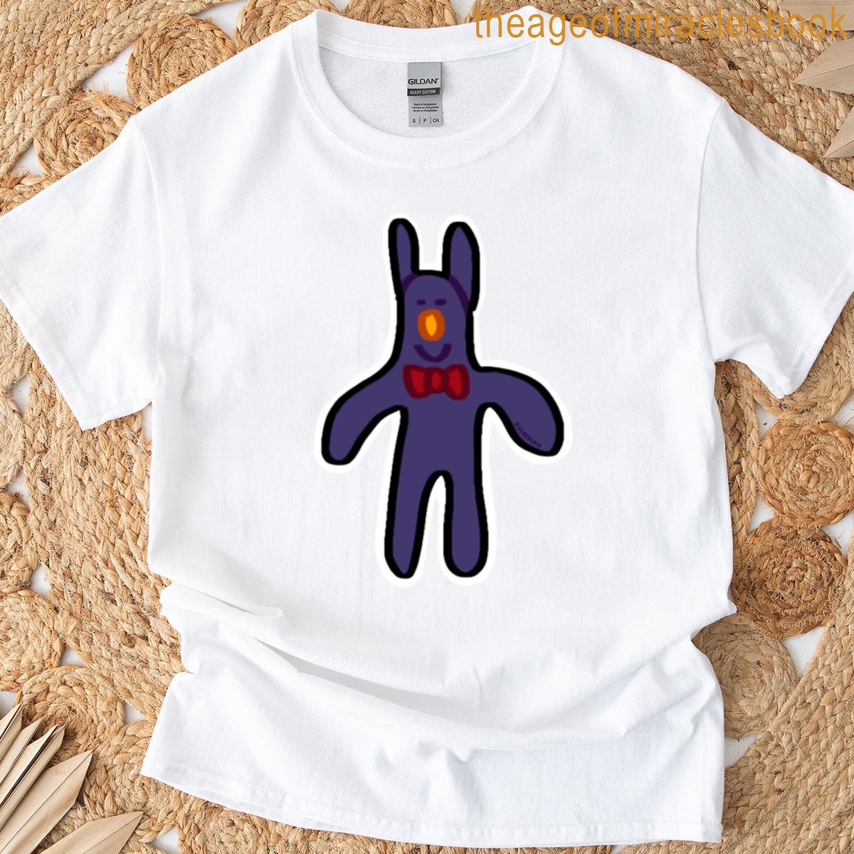 Purple Bunny Rabbit With Bowtie T-shirt