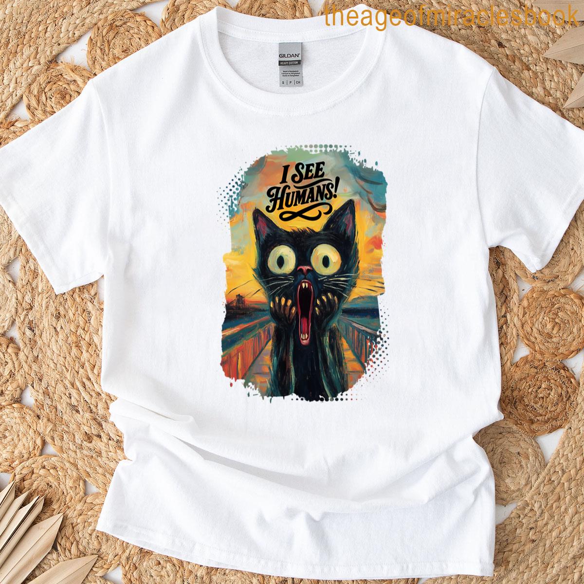 The Scream But Make It Cat Oversized T-shirt