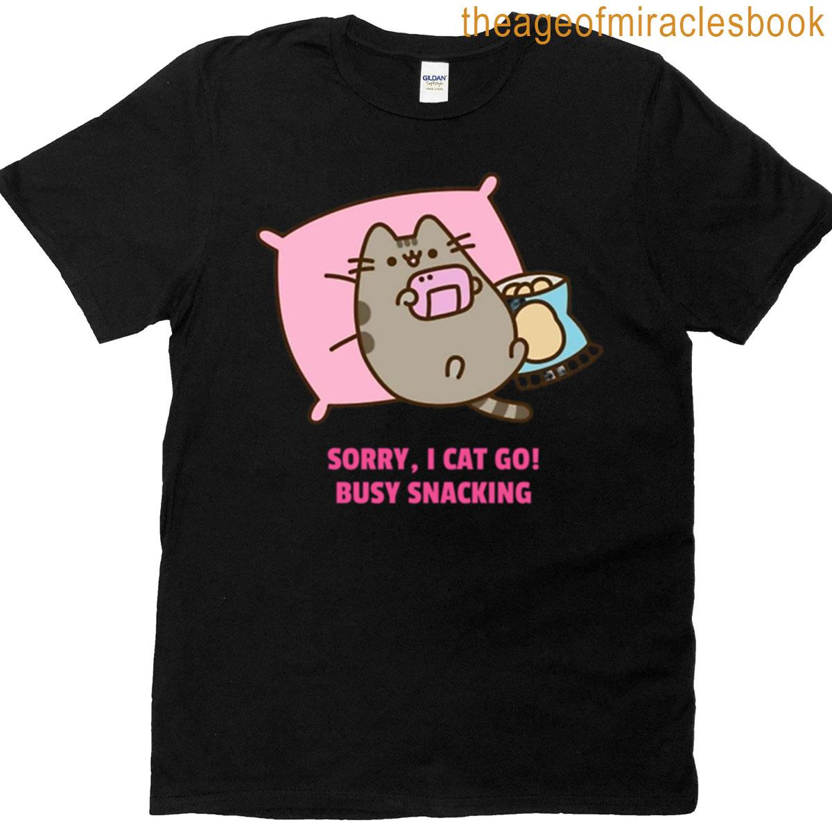 Busy Snacks Cat Go T-shirt