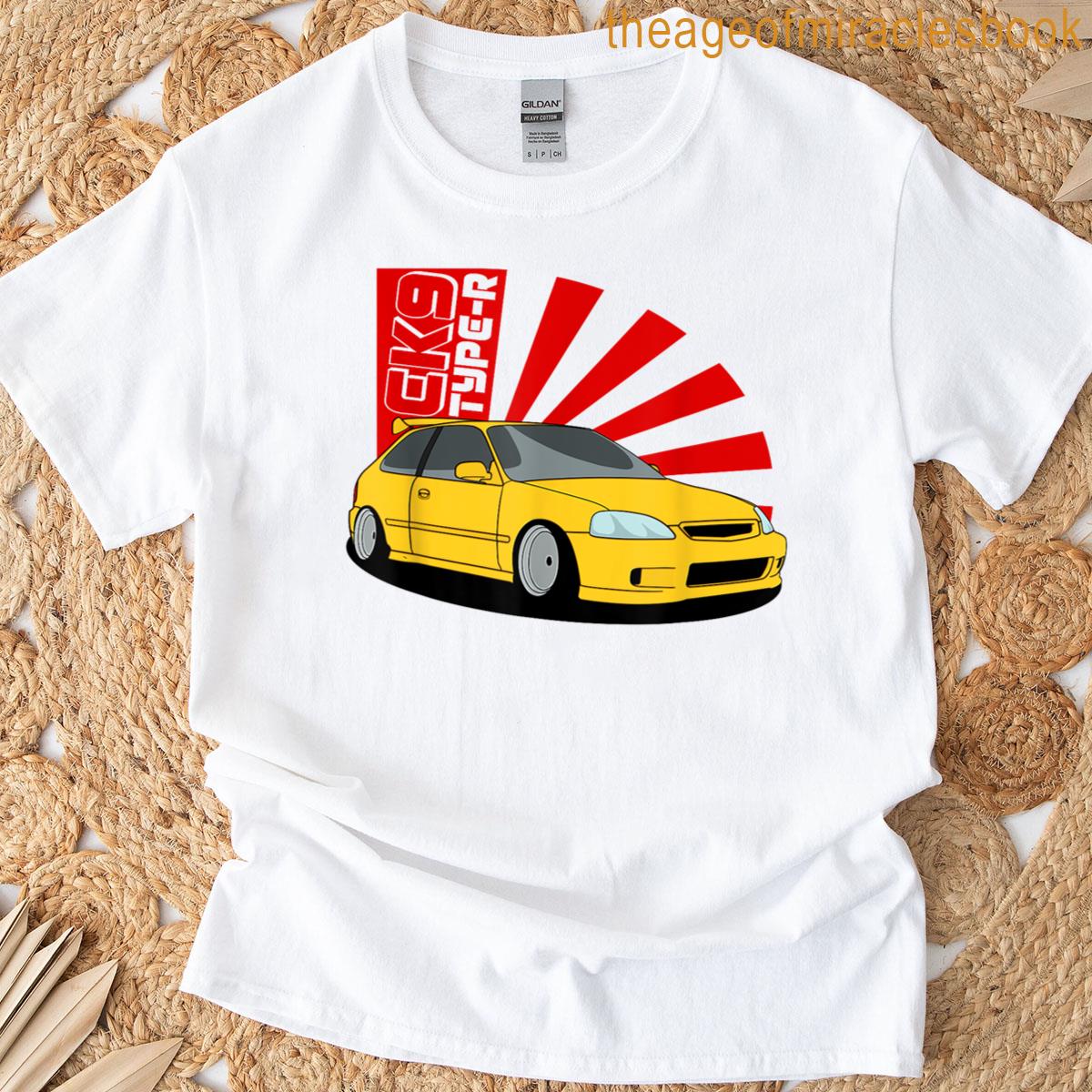 Ek9 Type-r Jdm Hatch Yellow T-shirt