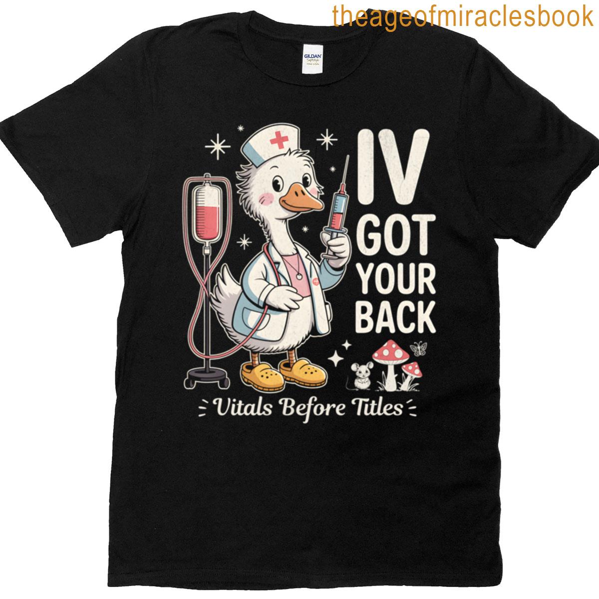 Funny Nurse Goose Meme T-shirt