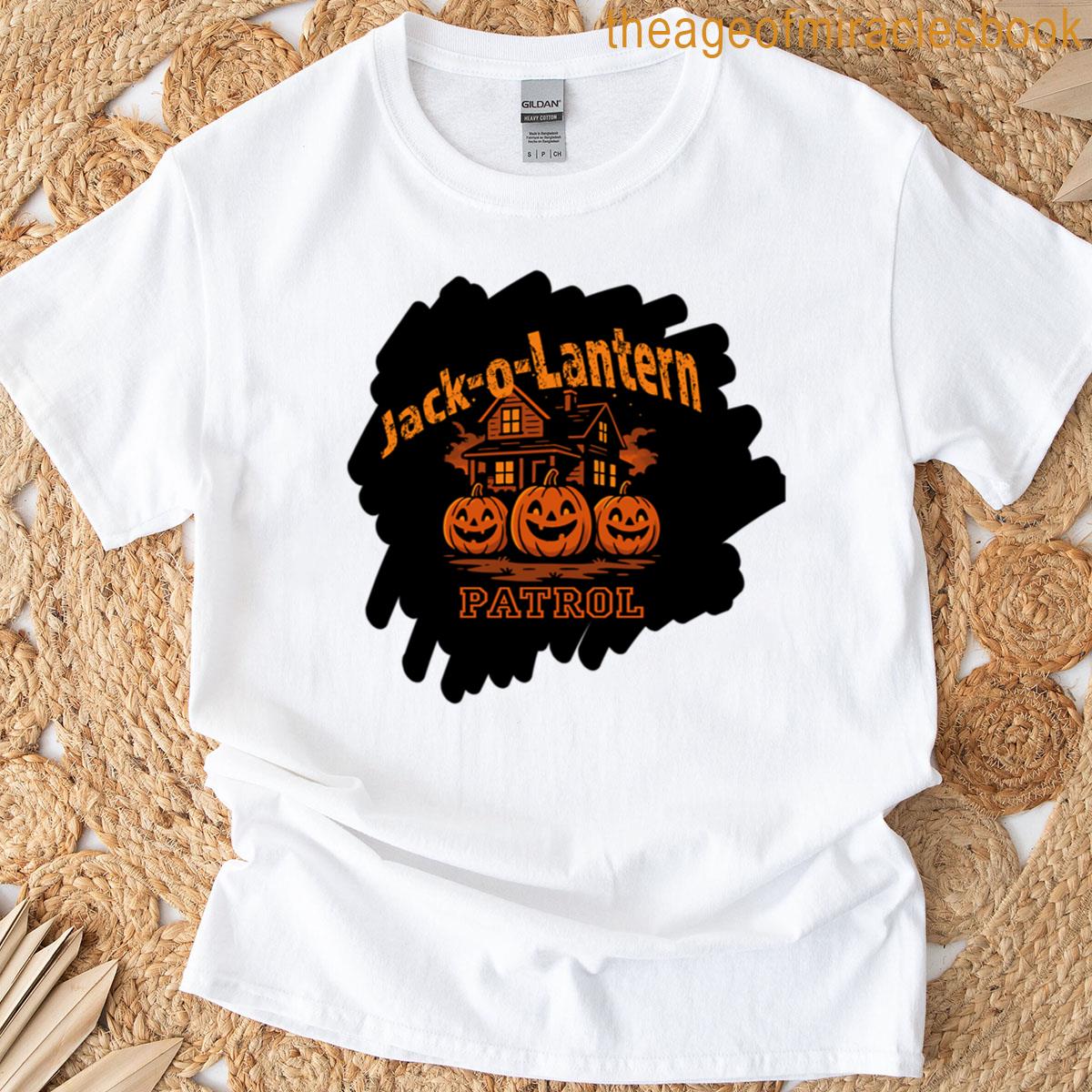 Jack-o-lantern Patrol Halloween Squad T-shirt