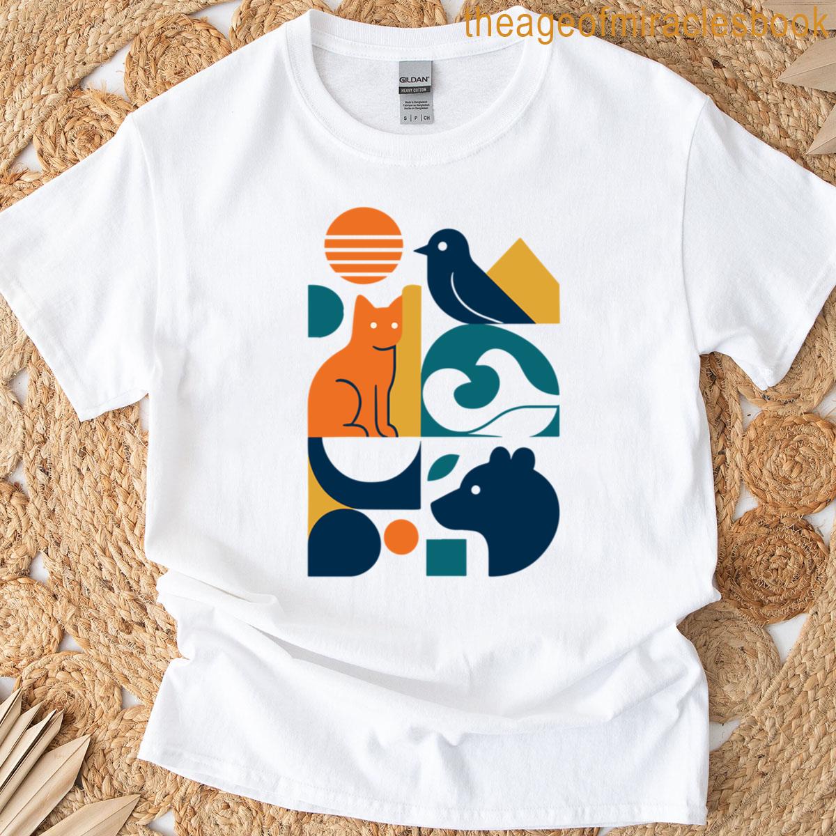 Minimalist Animals – 1 T-shirt