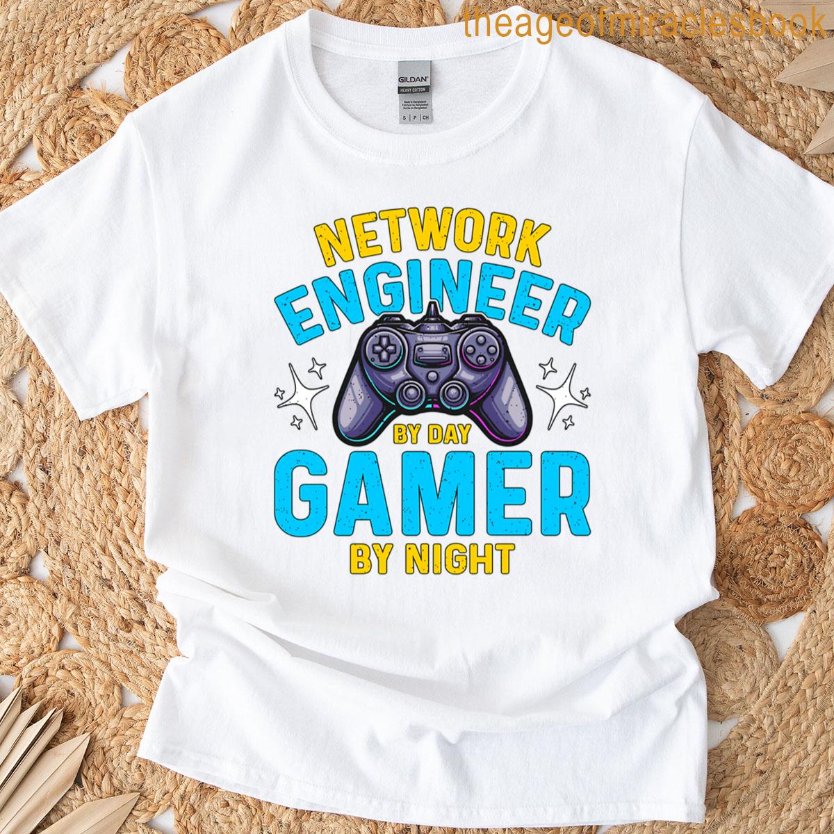 Network Engineer By Day Gamer By Night Programmer Oversized T-shirt