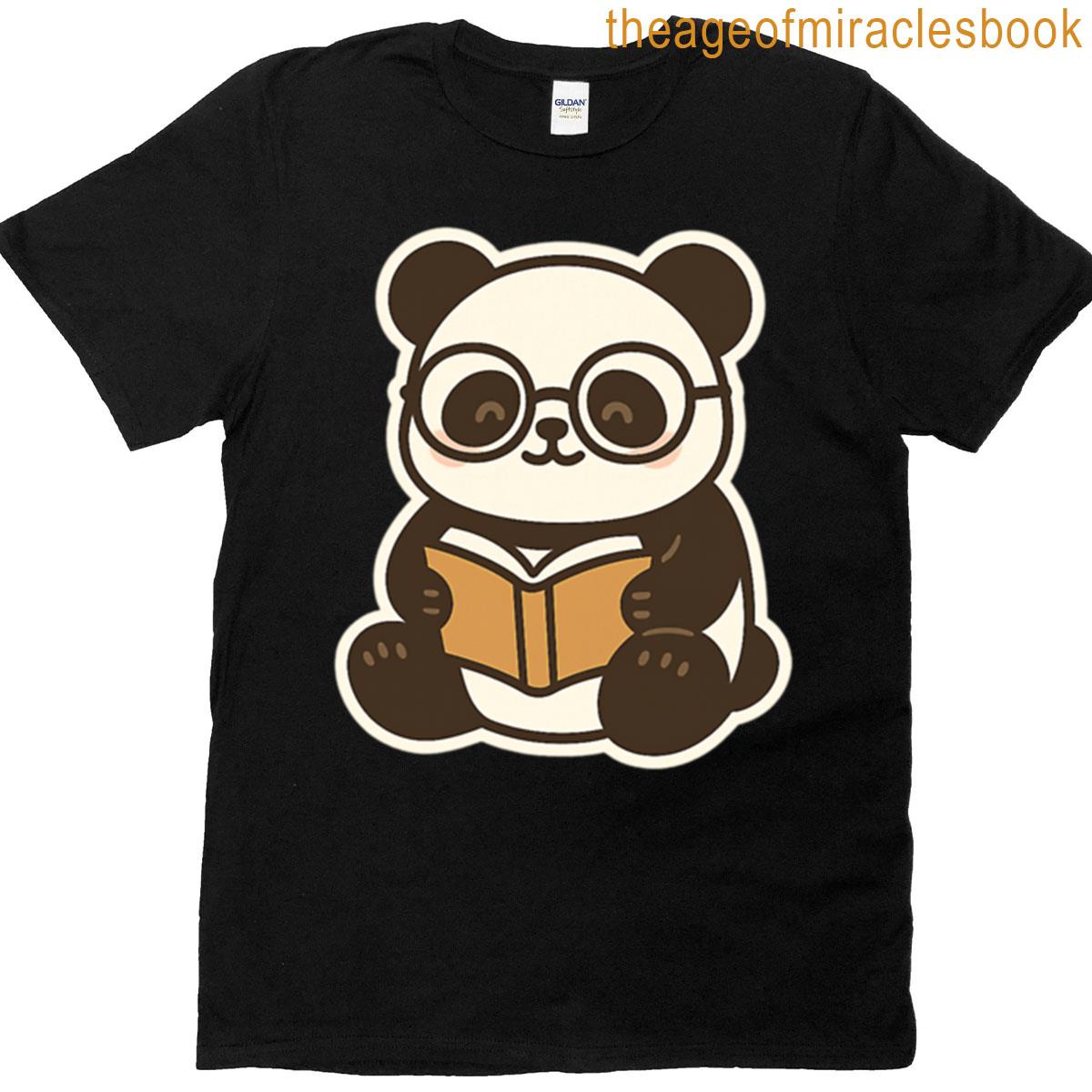 Panda Loves Reading T-shirt