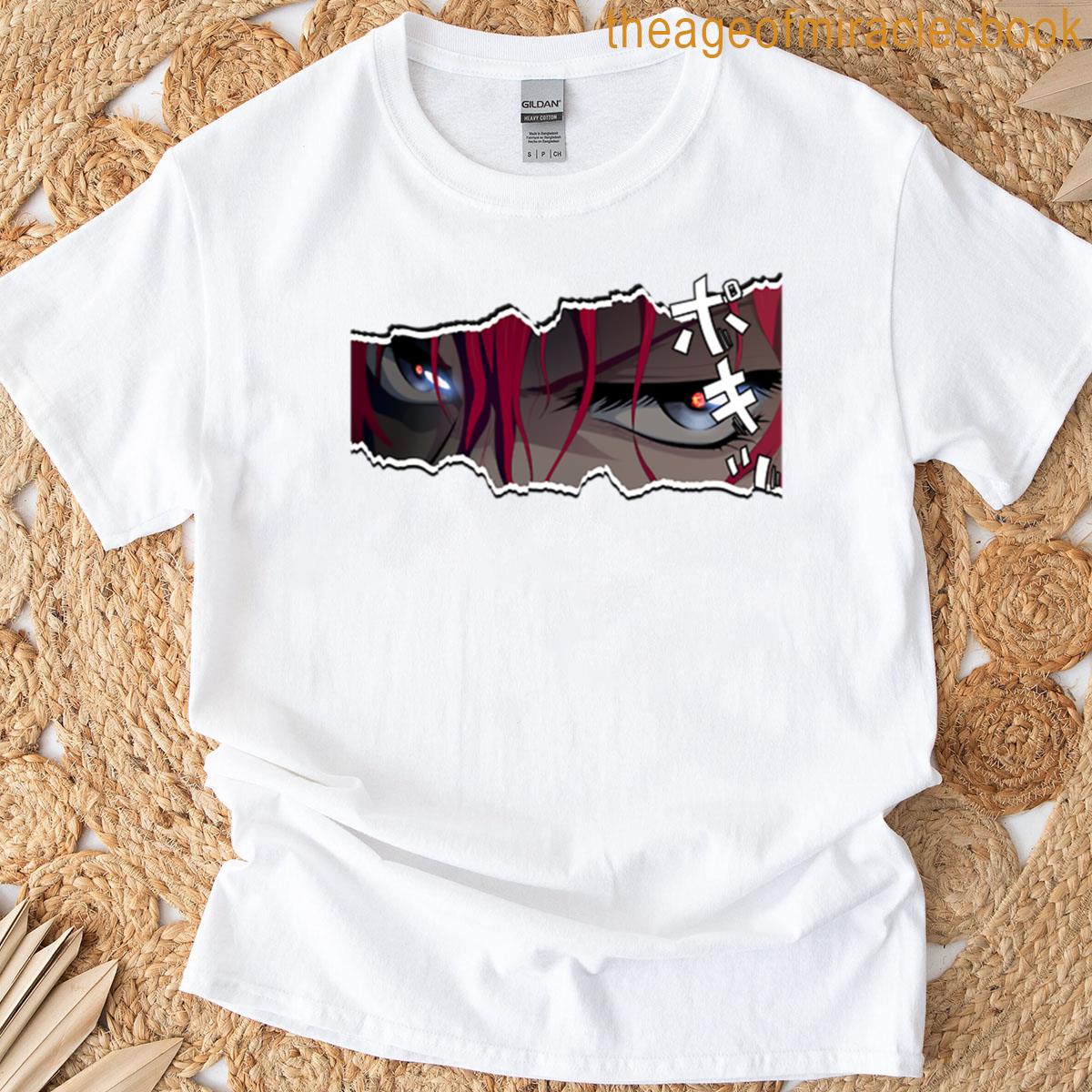 Reincarnation Anime Eyes Scratch T-shirt