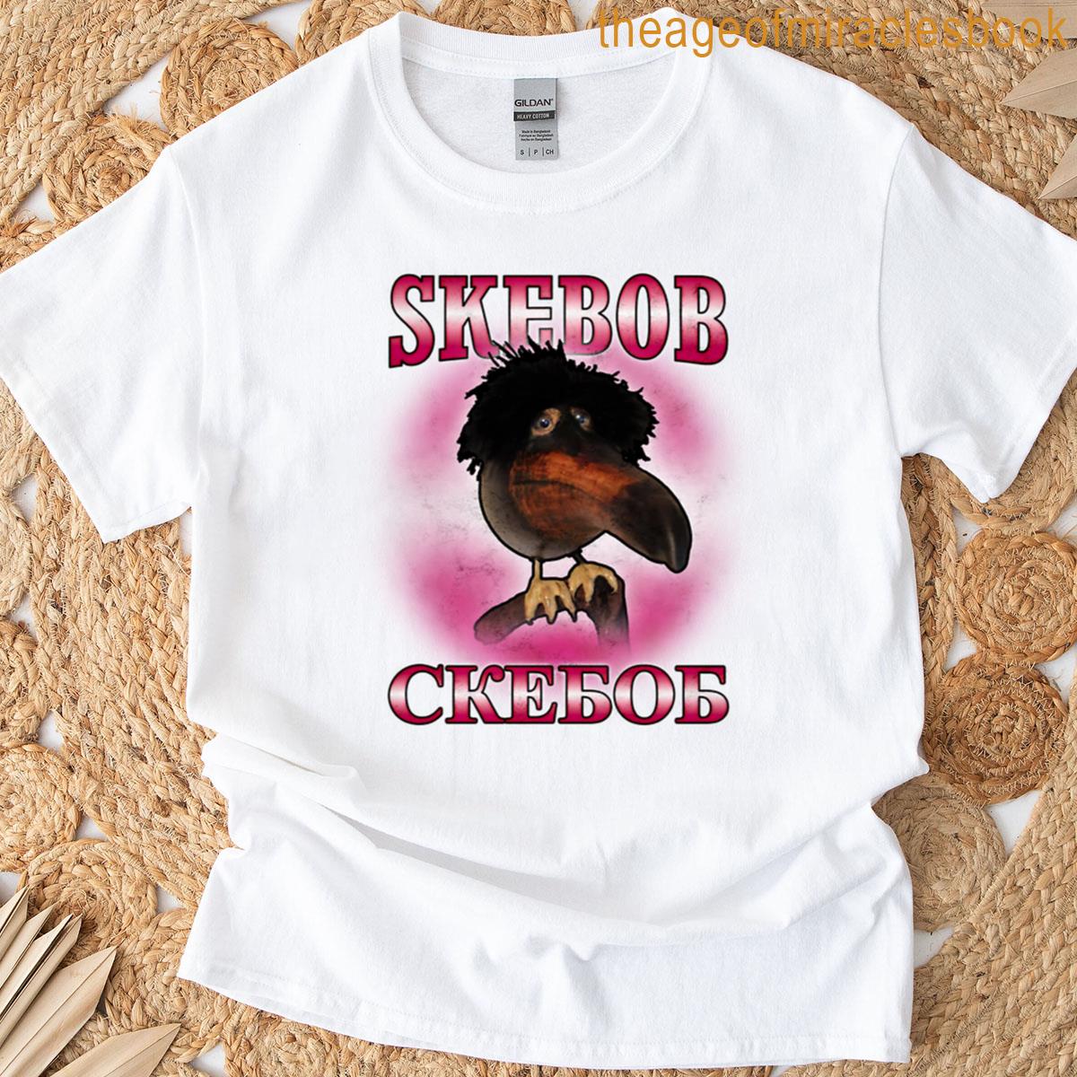 Skebob Meme Bootleg – Oversized T-shirt