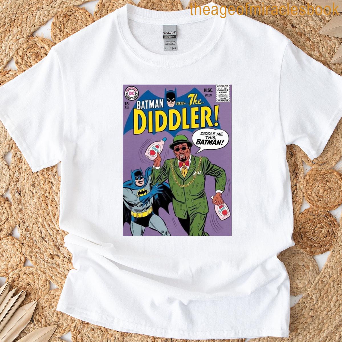 The Diddler Print Comic Art Oversized T-shirt
