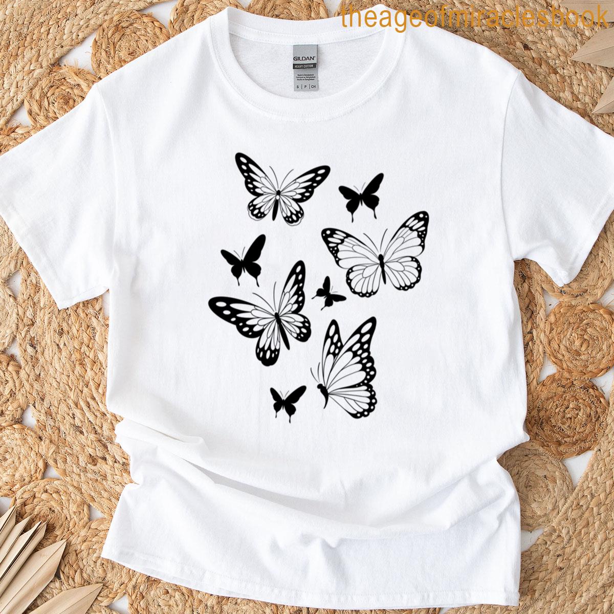 Butterfly Butterfly Outline T-shirt