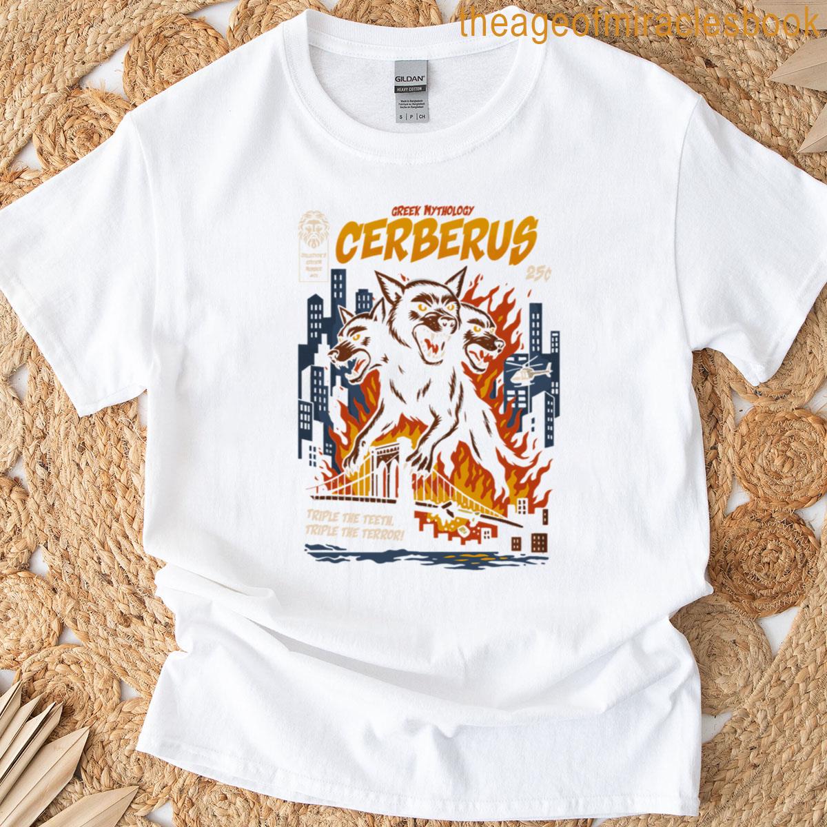 Cerberus Mythology Attack T-shirt