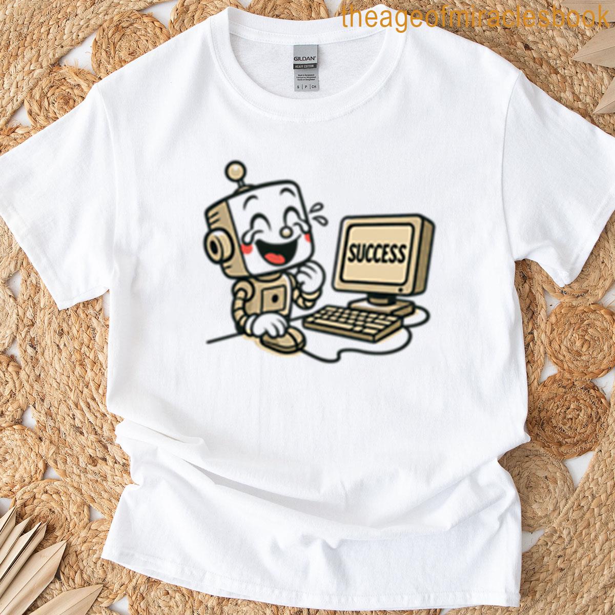 It Works No Idea Why Funny Dev Sticker T-shirt