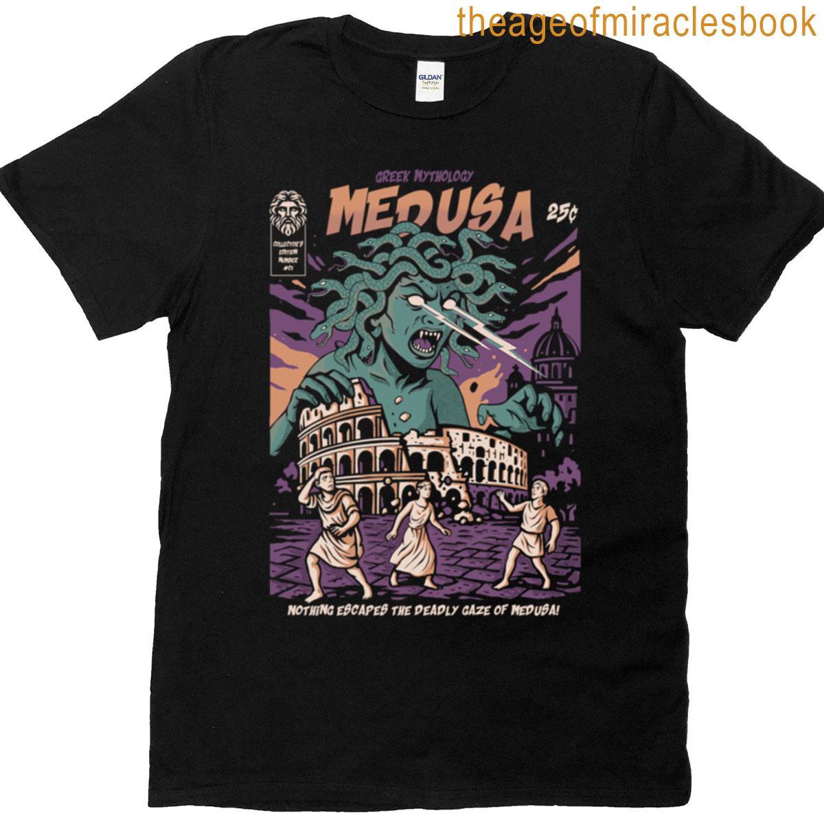 Medusa Mythology Attack T-shirt