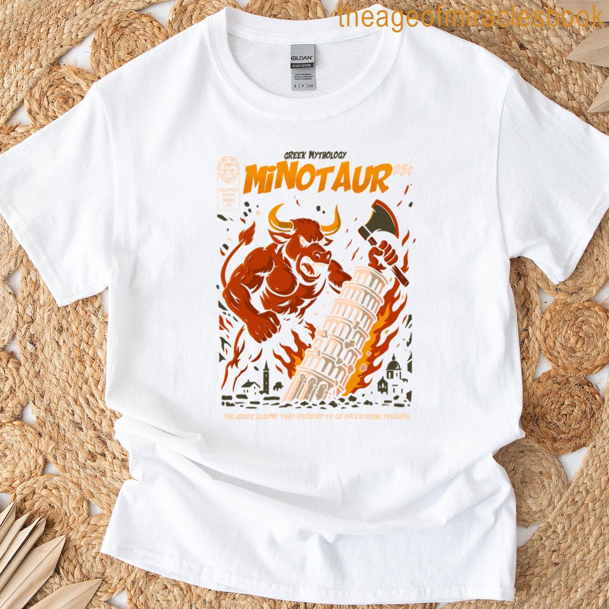 Minotaur Mythology Attack T-shirt