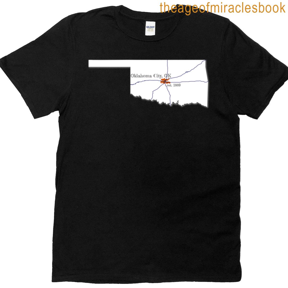 Oklahoma City Ok White T-shirt
