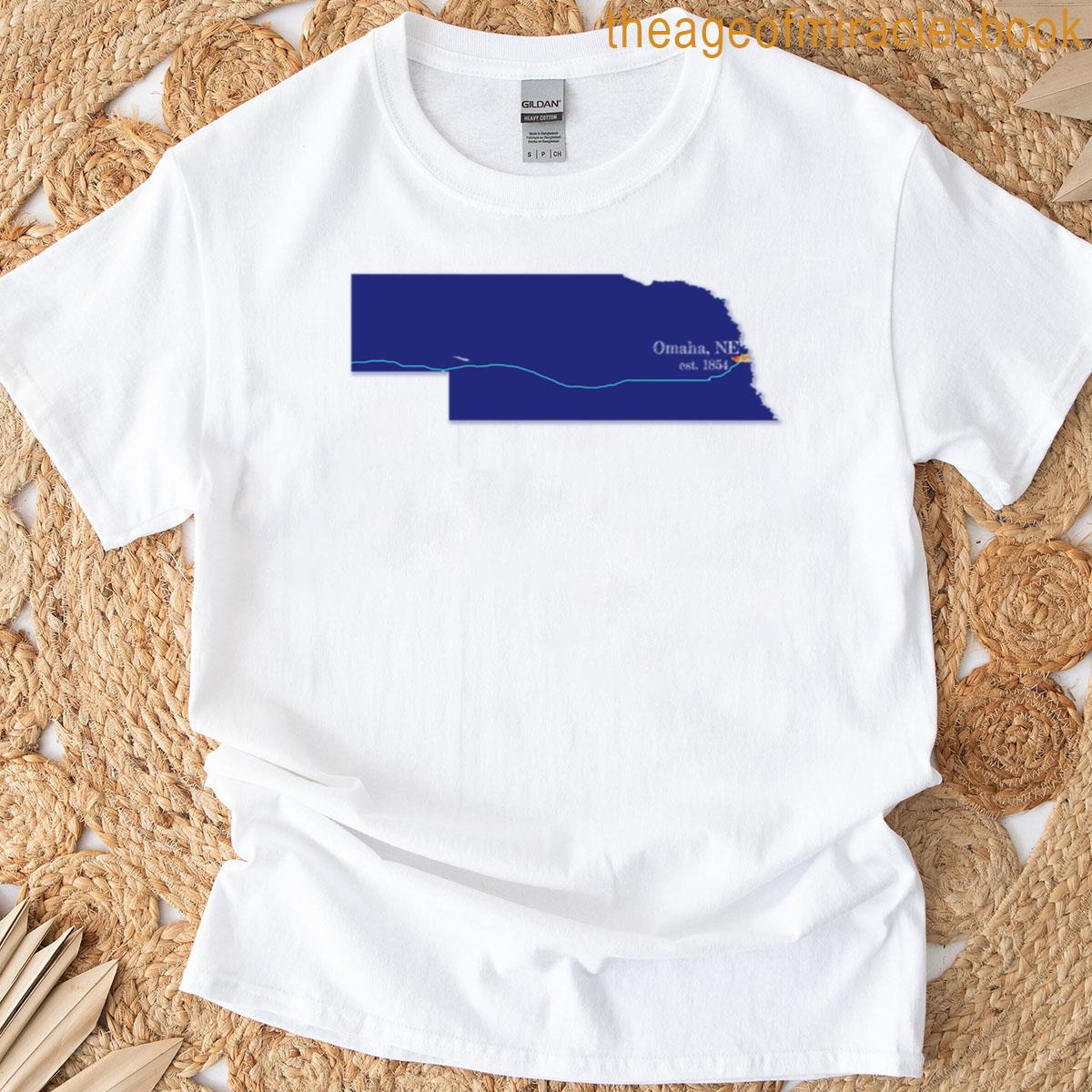 Omaha Ne Blue T-shirt
