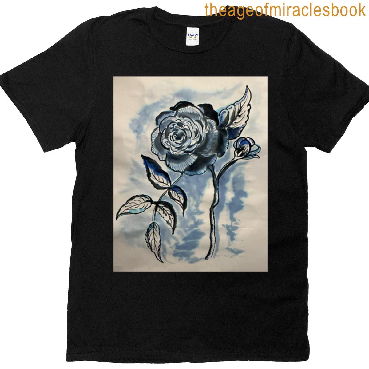 Rose Water Color On Background T-shirt