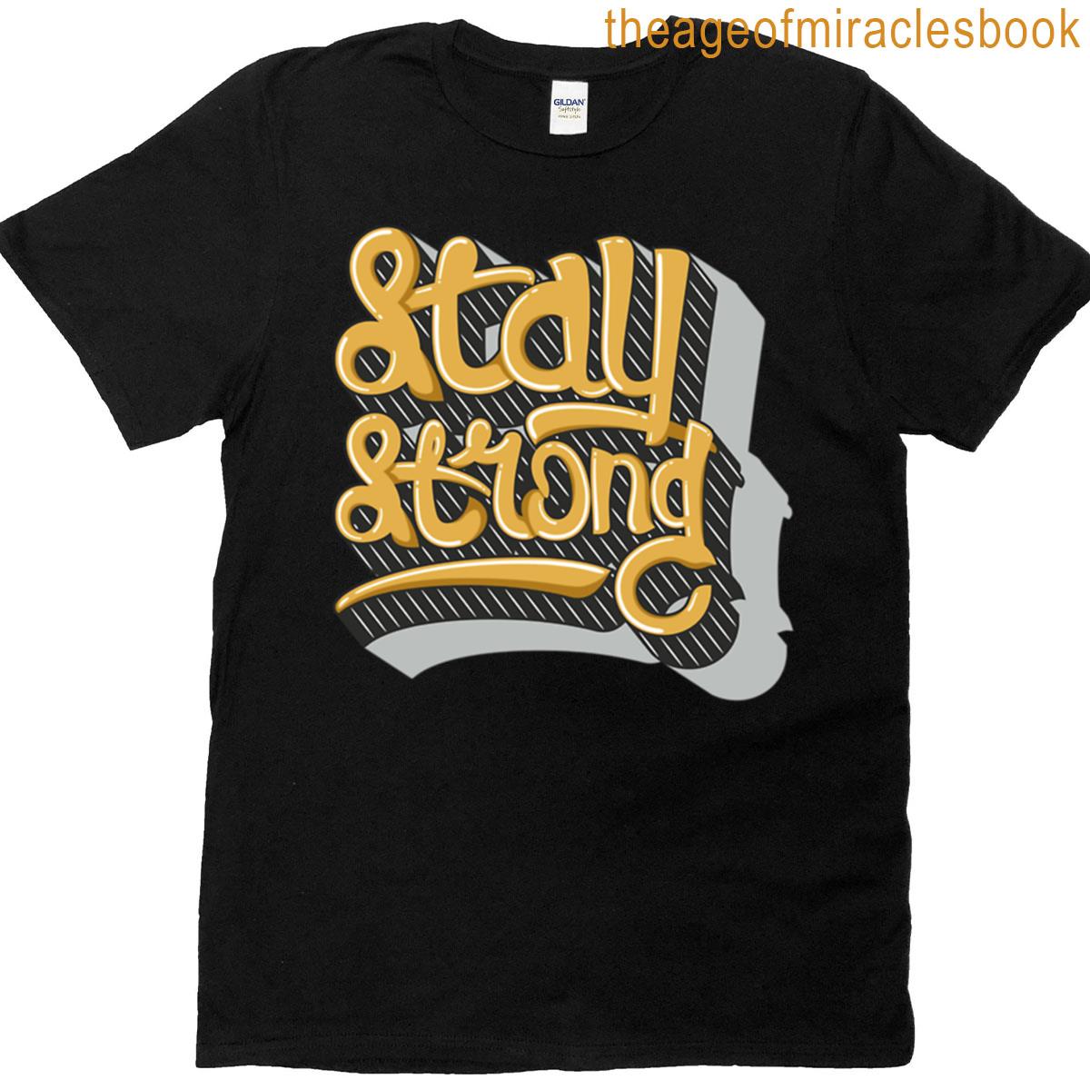 Stay Strong Lettering T-shirt