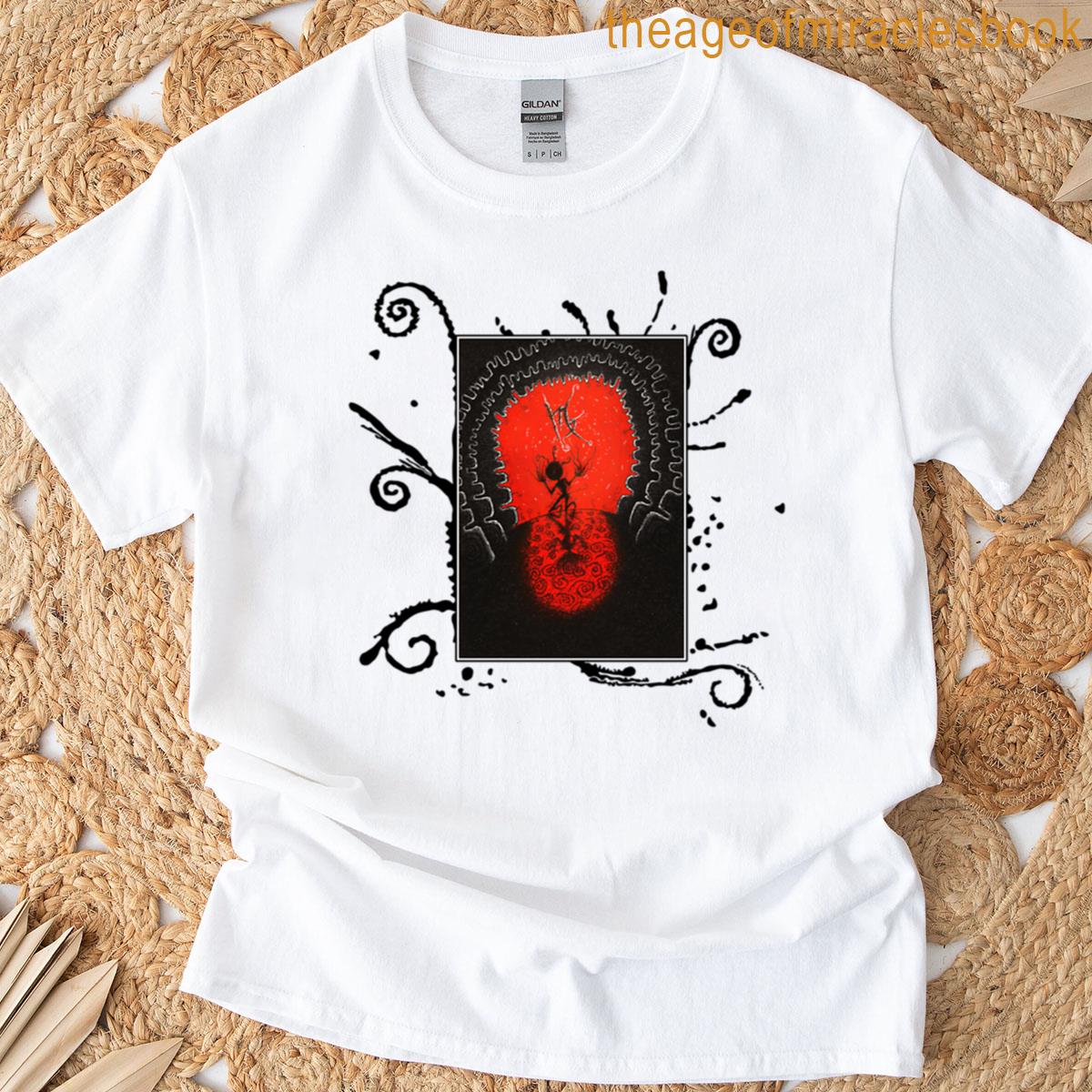 Virgo Overthinking Dotwork Not Ai Generated Hand Drawn Painting T-shirt
