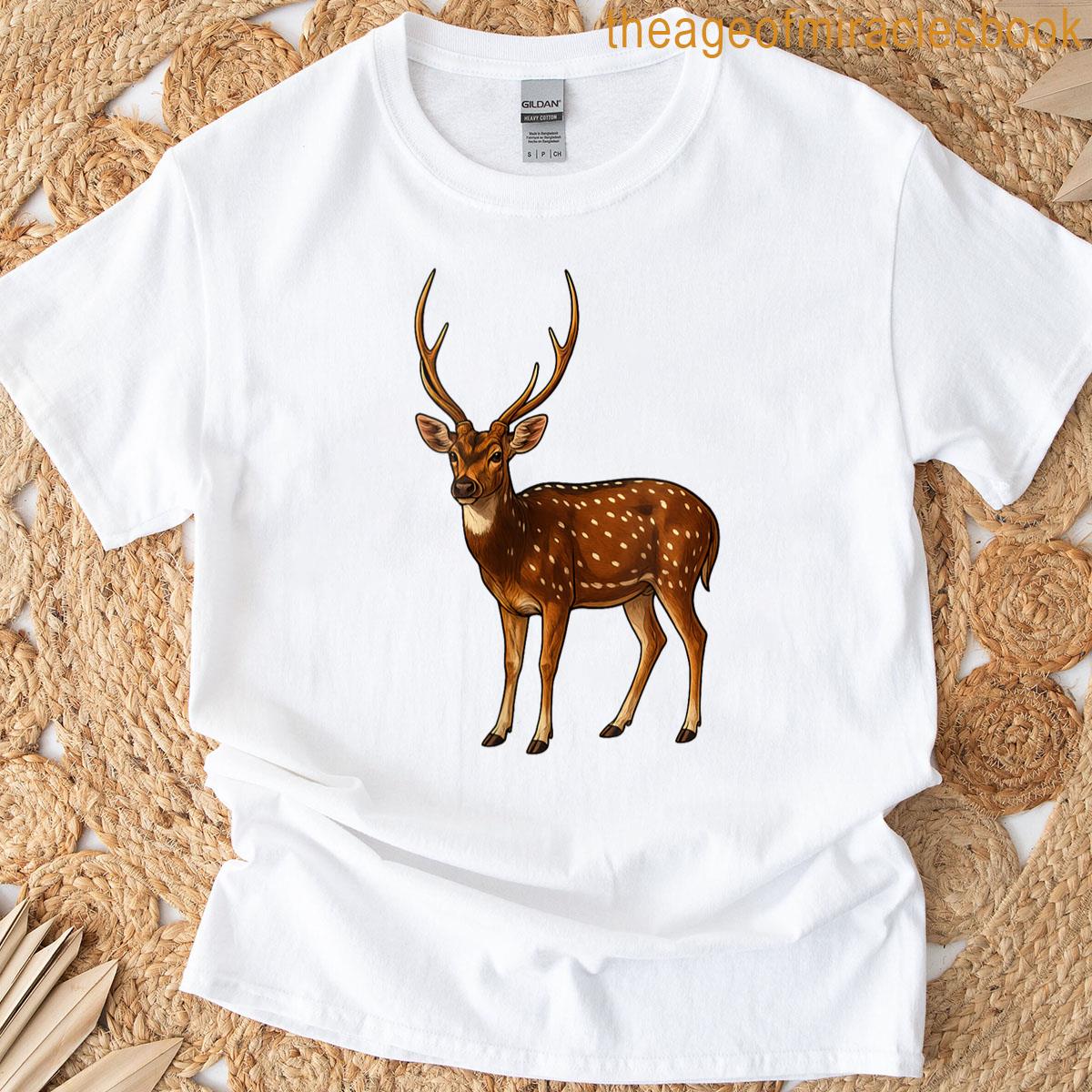Womens Chital Axis Deer T-shirt
