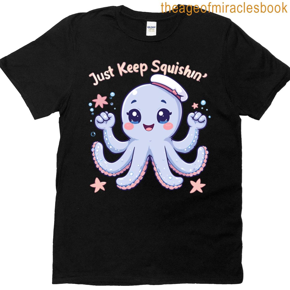Cute Octopus Boxy T-shirt