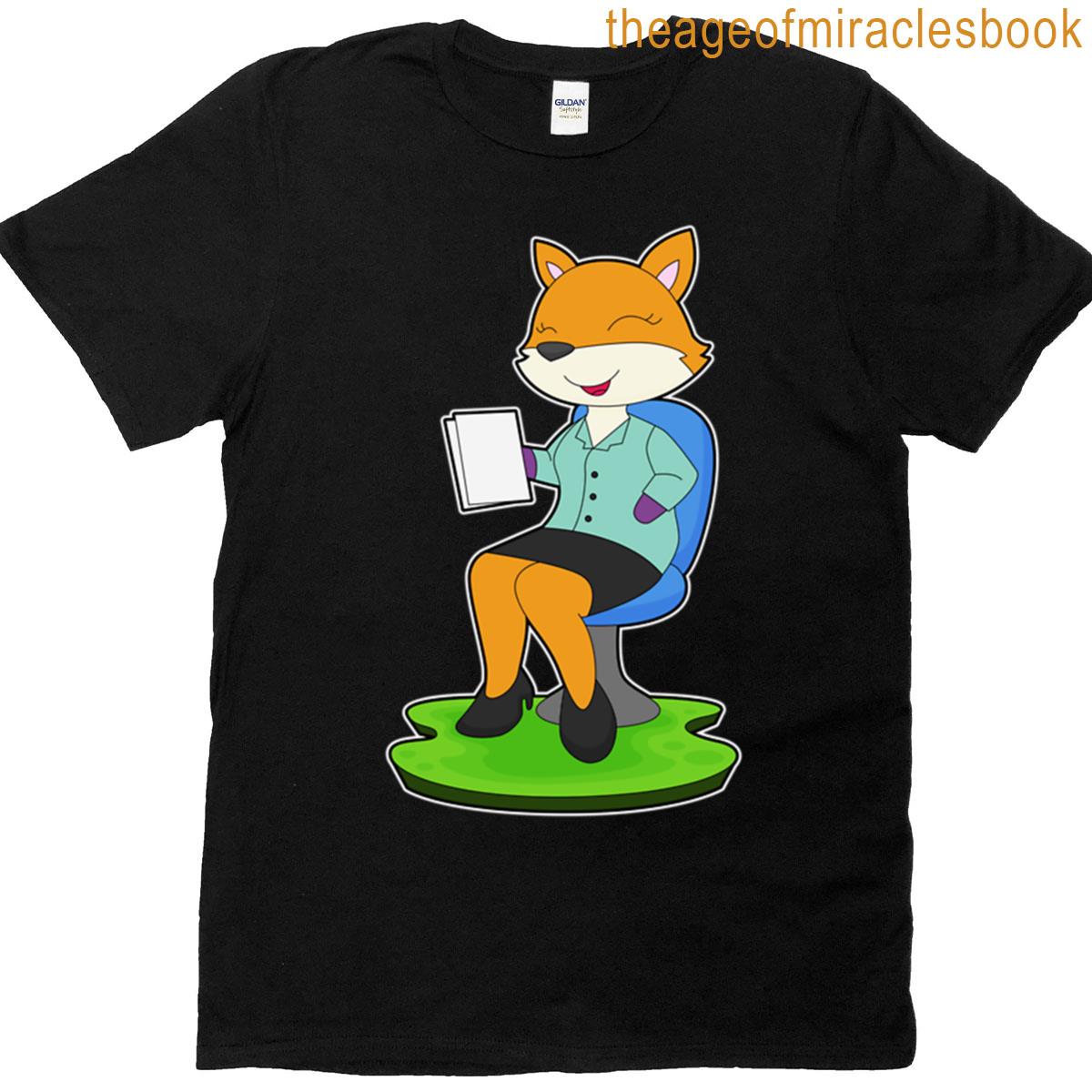 Fox Secretary Note Oversized T-shirt