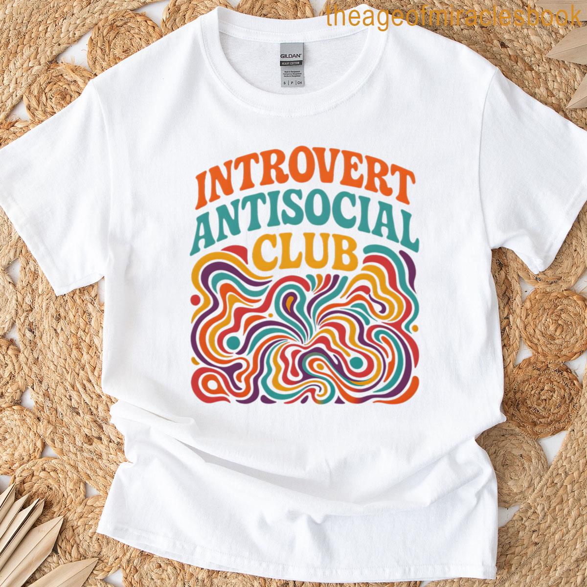 Introvert Antisocial Club T-shirt
