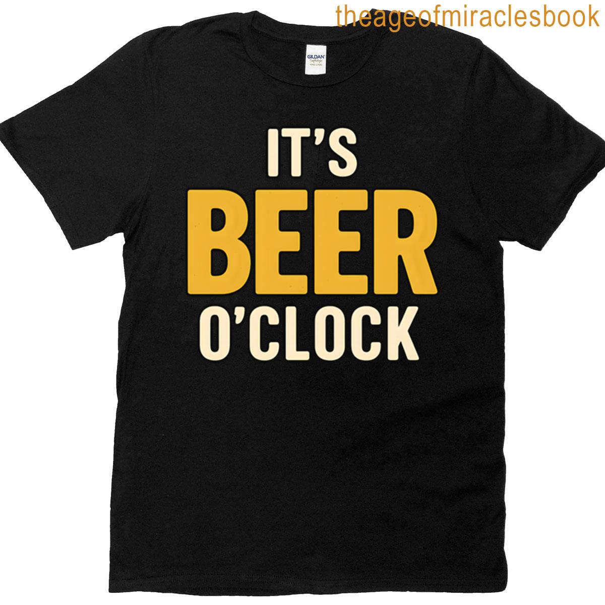 Its Beer Oclock Oversized T-shirt