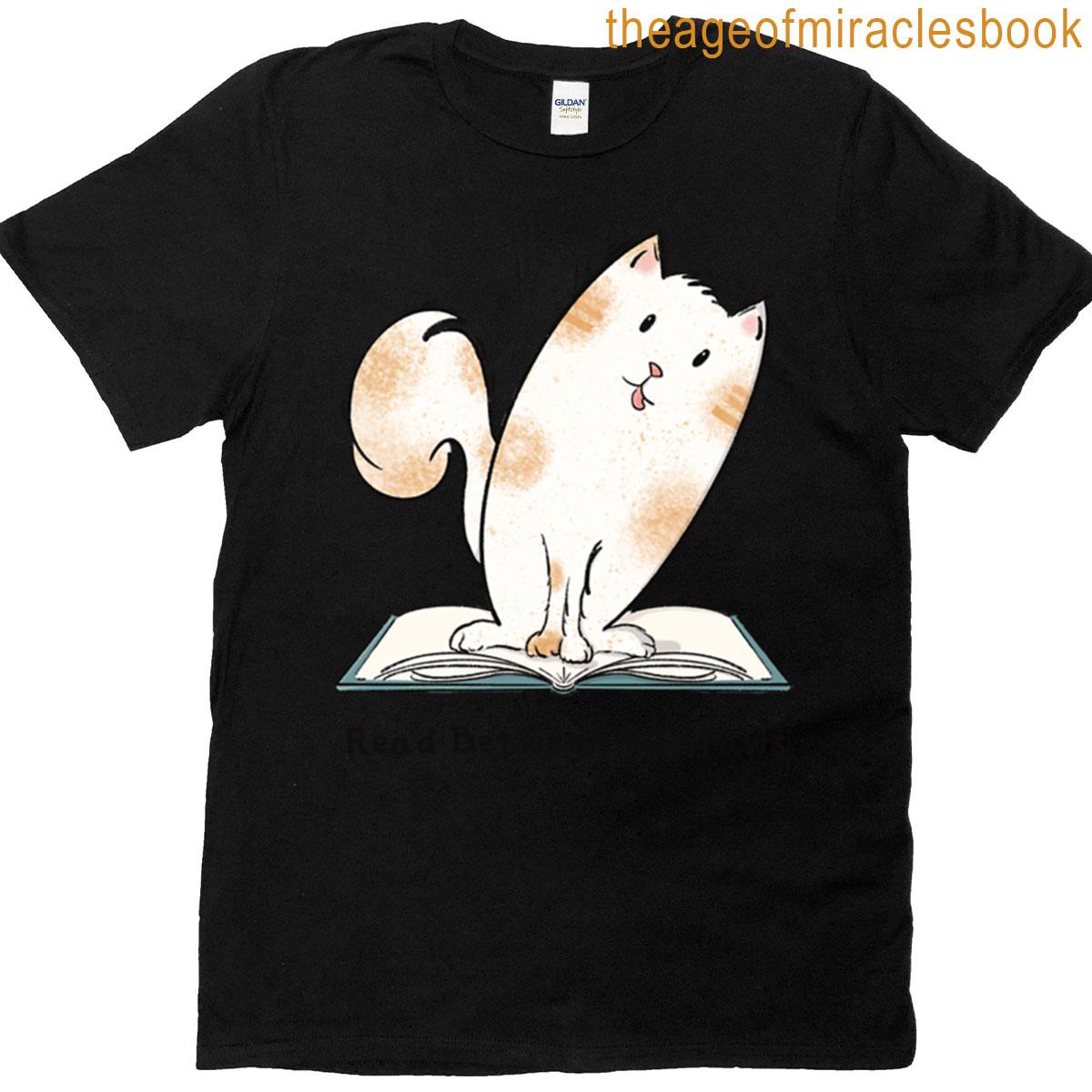 Read Between The Paws Cat Oversized T-shirt