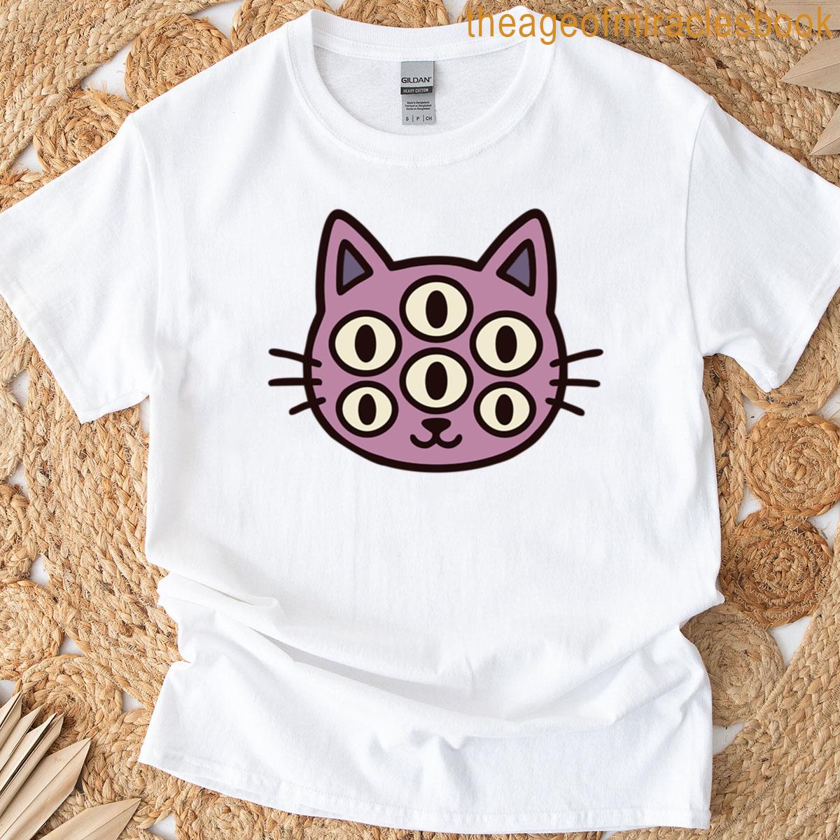 Six-eyed Mutant Cat T-shirt
