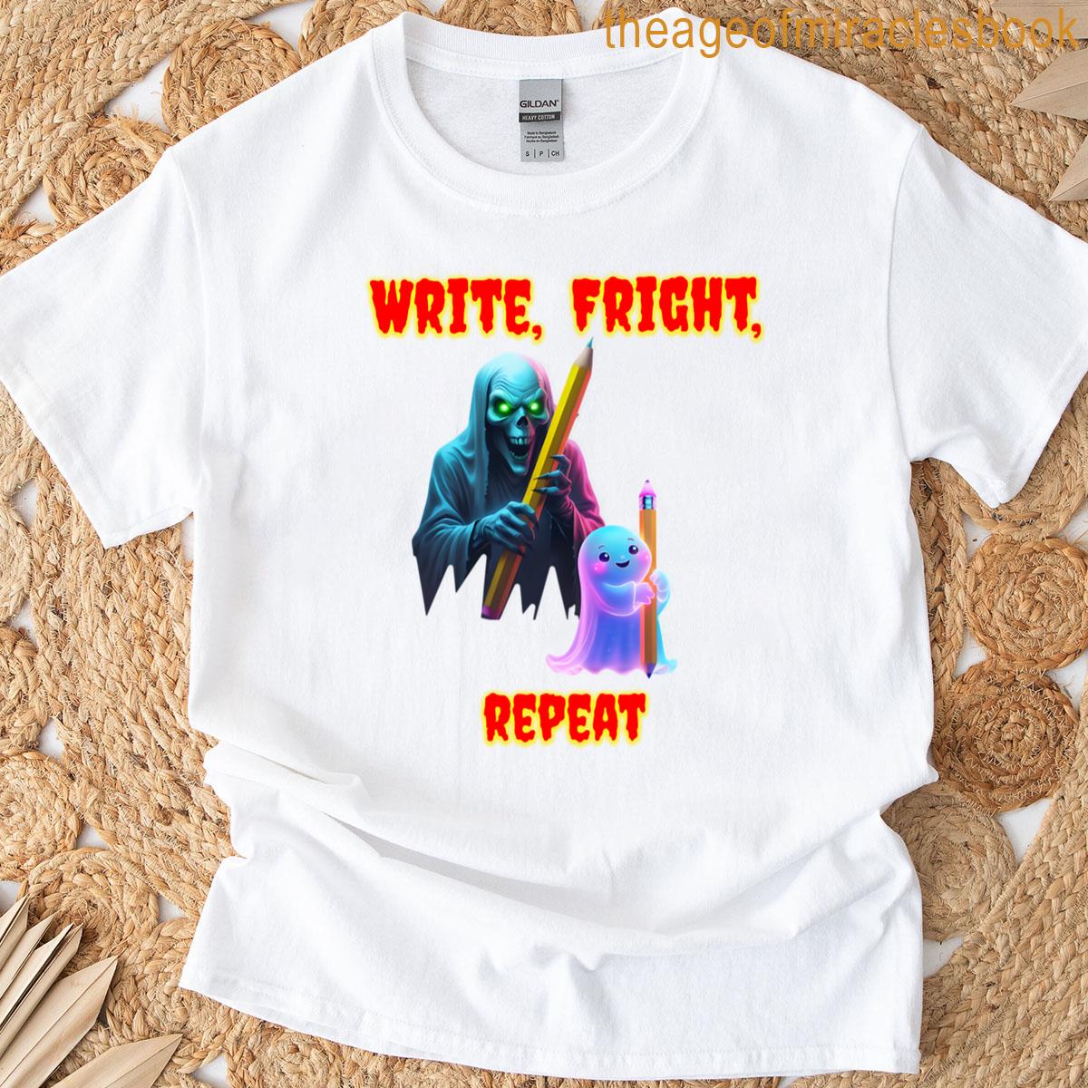 Write Fright Repeat Active T-shirt