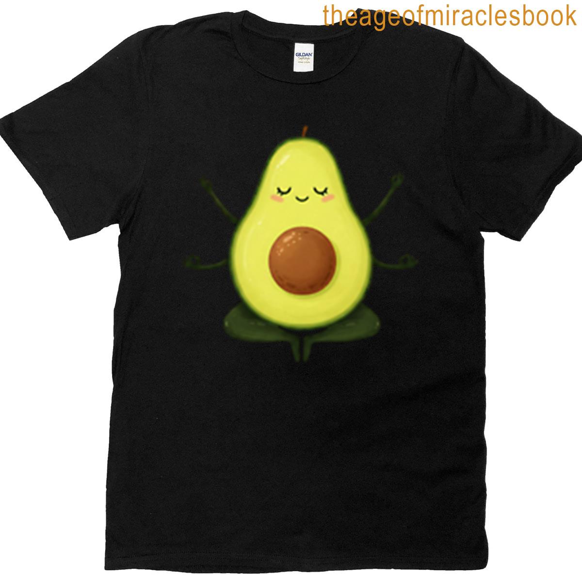 Cute Avocado Yoga T-shirt