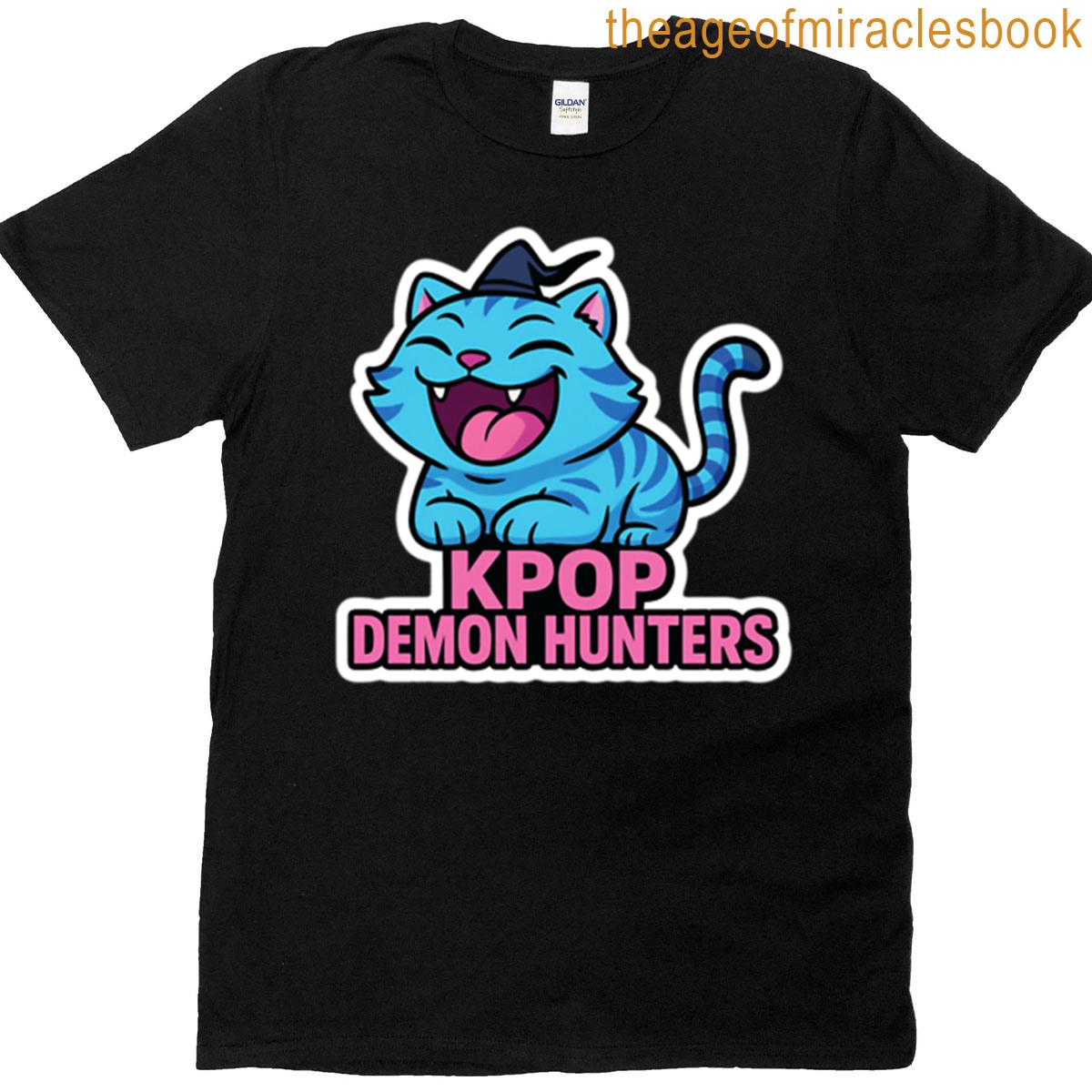Kpop Cute Blue Tiger T-shirt