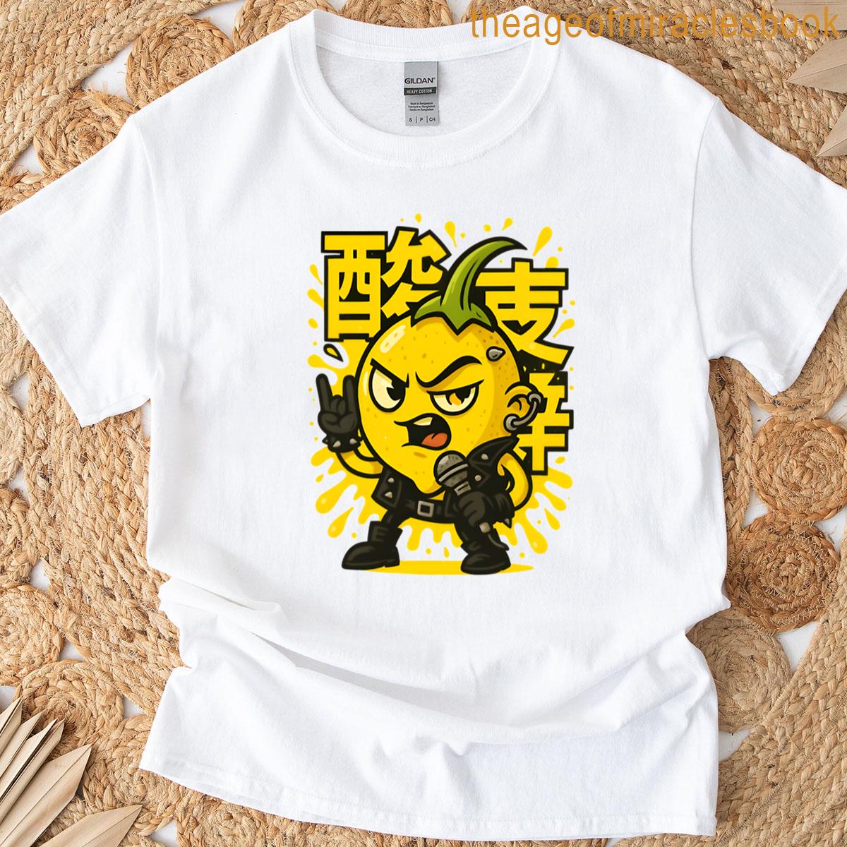 Lemon Punk Sour Spiky Loud T-shirt