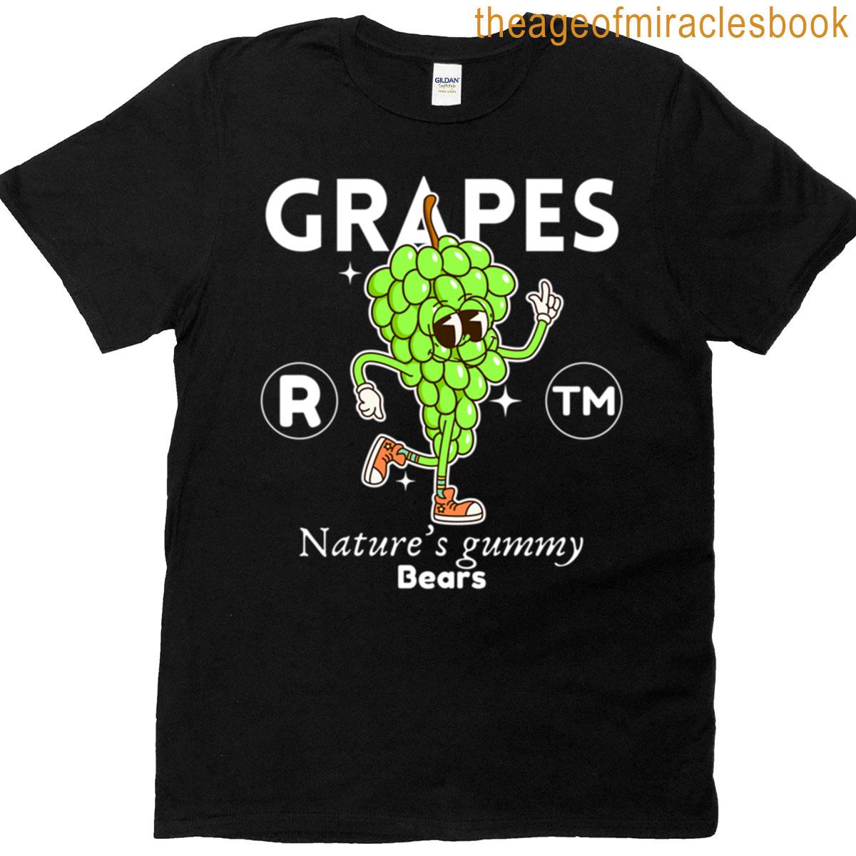 Natures Gummy Bears Grapes T-shirt
