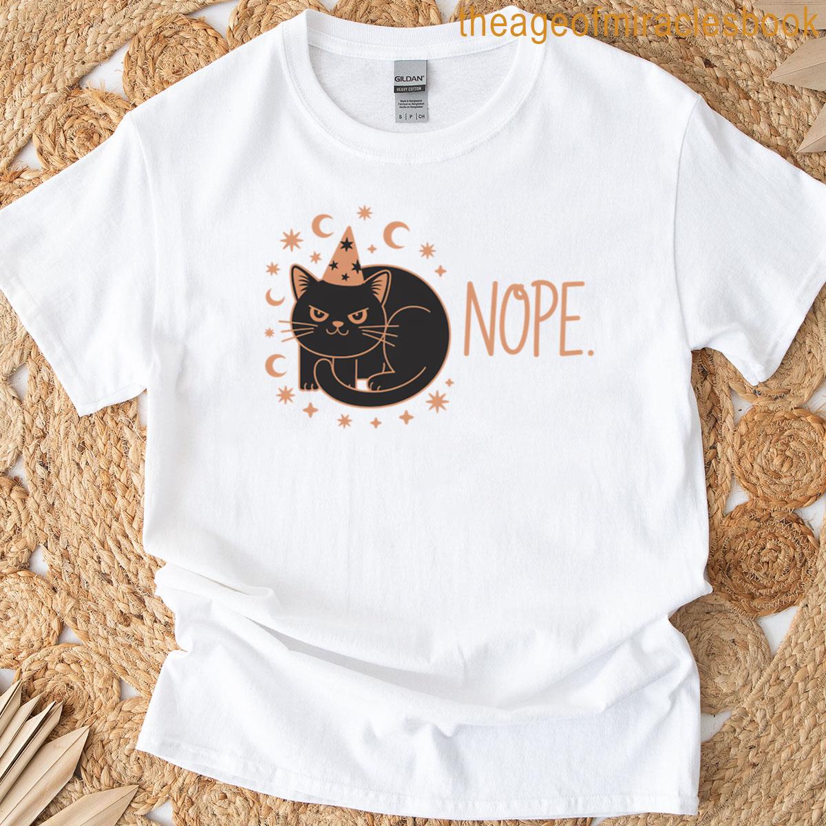 Nope Cat T-shirt
