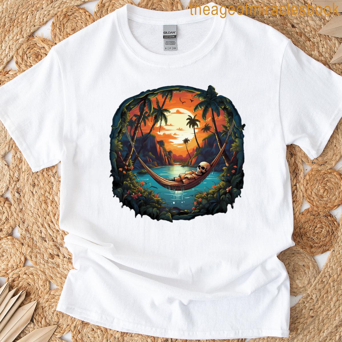 Relaxed Skeleton Paradise Oversized T-shirt