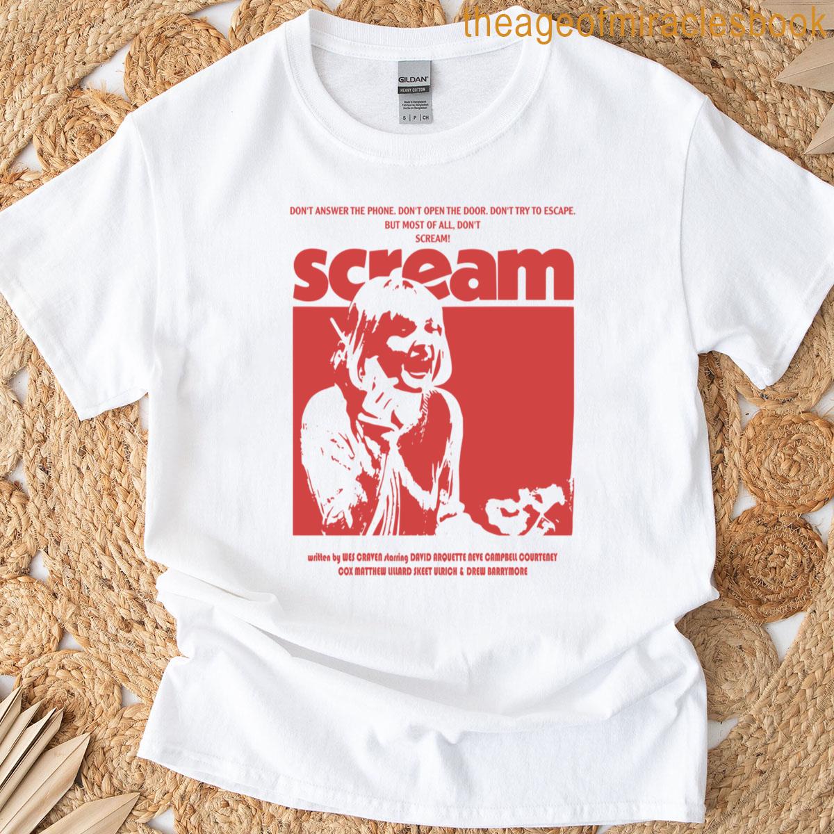Retro Scream Movie T-shirt